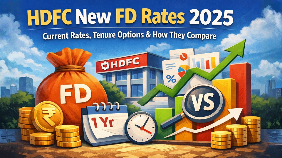 HDFC New FD Rates 2025: Current Rates, Tenure Options and How They Compare